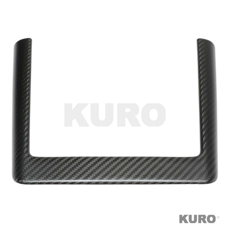 TESLA MODEL Y 2025+ po liftingu matowy carbon suchy (dry) CARBON WIRELESS CHARGER FRAME osłona - V1