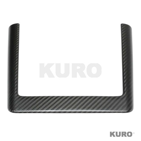 TESLA MODEL Y 2025+ po liftingu matowy carbon suchy (dry) CARBON WIRELESS CHARGER FRAME osłona - V1