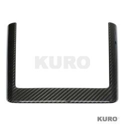 TESLA MODEL Y 2025+ po liftingu carbon suchy (dry) CARBON WIRELESS CHARGER FRAME osłona - V1