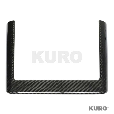 TESLA MODEL Y 2025+ po liftingu carbon suchy (dry) CARBON WIRELESS CHARGER FRAME osłona - V1