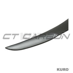 TESLA MODEL Y 2025+ po liftingu matowy carbon suchy (dry) CARBON spoiler - V1
