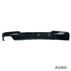 BMW F10/F18 5 SERIES PRE-LCI gloss black TWIN lewy dyfuzor - V2