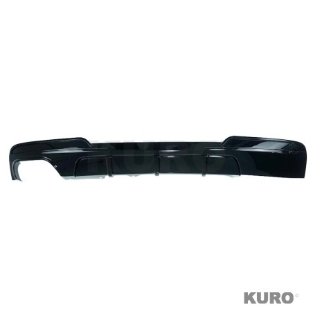 BMW F10/F18 5 SERIES PRE-LCI gloss black TWIN lewy dyfuzor - V2
