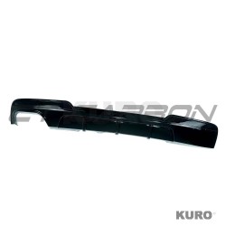 BMW F10/F18 5 SERIES PRE-LCI gloss black TWIN lewy dyfuzor - V2