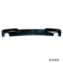 BMW 5 SERIES F10 gloss black DUAL EXIT dyfuzor - V1