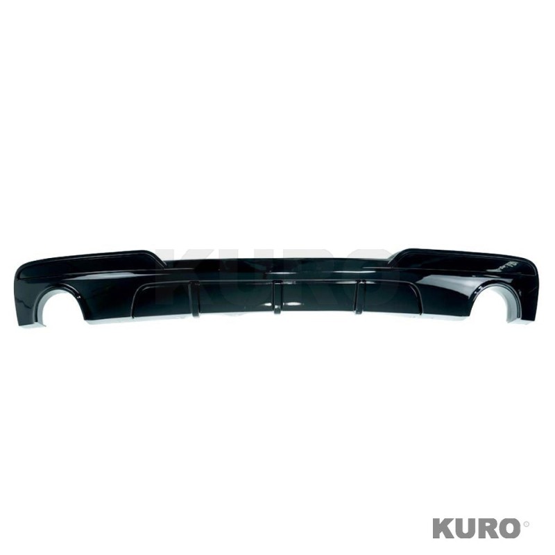 BMW 5 SERIES F10 gloss black DUAL EXIT dyfuzor - V1