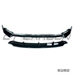 BMW X6 G06 LCI 2024+ gloss black splitter - V1