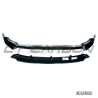 BMW X6 G06 LCI 2024+ gloss black splitter - V1