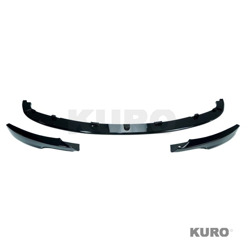 BMW 3 SERIES E90/E91/E92 2008-2013 LCI gloss black splitter - V8