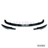 BMW 3 SERIES E90/E91/E92 2008-2013 LCI gloss black splitter - V8