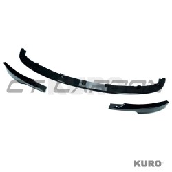 BMW 3 SERIES E90/E91/E92 2008-2013 LCI gloss black splitter - V8