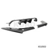 BMW M3/M4 F80/F82/F83 2014-2020 carbon suchy (dry) CARBON dyfuzor - V7
