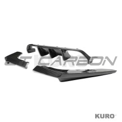 BMW M3/M4 F80/F82/F83 2014-2020 carbon suchy (dry) CARBON dyfuzor - V7