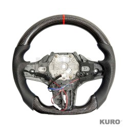 BMW GXX carbon/LEATHER FLAT BOTTOM kierownica z podgrzewanie