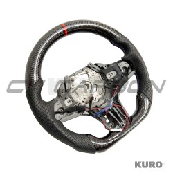 BMW GXX carbon/LEATHER FLAT BOTTOM kierownica z podgrzewanie