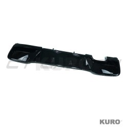 BMW 1 SERIES F20/F21 2012-2014 PRE-LCI gloss black dyfuzor - TWIN lewy TIP
