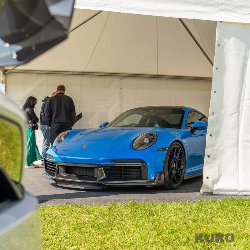 PORSCHE 911 (992) TURBO S carbon splitter przedni - CT DESIGN