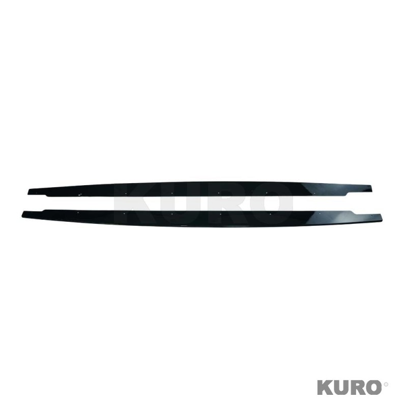 BMW 3 SERIES E92/E93 2006-2013 gloss black progi boczne - V1