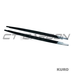 BMW 3 SERIES E92/E93 2006-2013 gloss black progi boczne - V1