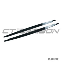 BMW 3 SERIES E92/E93 2006-2013 gloss black progi boczne - V1