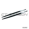 BMW 3 SERIES E92/E93 2006-2013 gloss black progi boczne - V1
