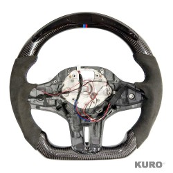 BMW GXX ALCANTARA/carbon FLAT BOTTOM kierownica z podgrzewanie & LED