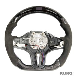 BMW GXX ALCANTARA/carbon/LED FLAT BOTTOM kierownica