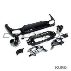MERCEDES E-CLASS W214 2024+ dyfuzor z TIPS