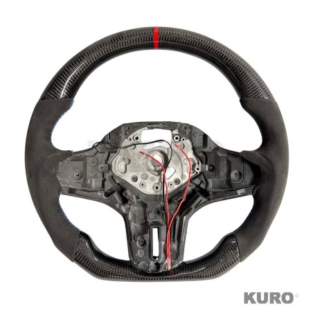 BMW GXX ALCANTARA/carbon FLAT BOTTOM kierownica z podgrzewanie & ACC