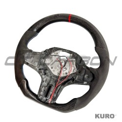 BMW GXX ALCANTARA/carbon FLAT BOTTOM kierownica z podgrzewanie & ACC