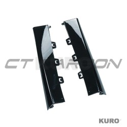 MERCEDES E-CLASS W213 2020-2023 gloss black dyfuzor CORNERS