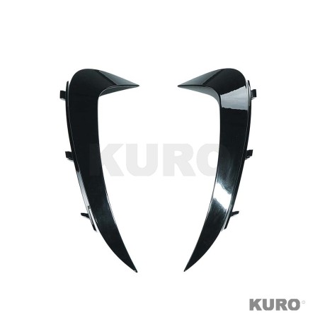 MERCEDES C-CLASS W206 2021-2023 gloss black zderzak tylny listwa - V2
