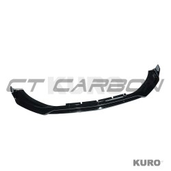 MERCEDES C-CLASS W206 2021+ gloss black splitter przedni