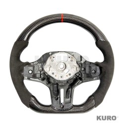 BMW GXX ALCANTARA/carbon FLAT BOTTOM kierownica - V1