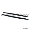 BMW 3 SERIES E90/E91 2005-2013 gloss black progi boczne - V2