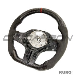 BMW GXX ALCANTARA/carbon FLAT BOTTOM kierownica - V1