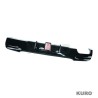 BMW 3 SERIES E92/E93 2006-2013 gloss black LED dyfuzor - TWIN lewy