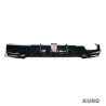 BMW 3 SERIES E92/E93 2006-2013 gloss black LED dyfuzor - TWIN lewy