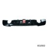 BMW 3 SERIES E92/E93 2006-2013 gloss black LED dyfuzor - DUAL EXIT
