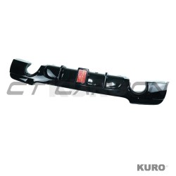 BMW 3 SERIES E92/E93 2006-2013 gloss black LED dyfuzor - DUAL EXIT