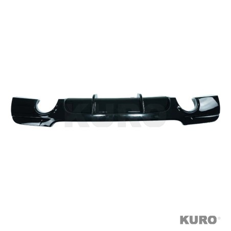 BMW 3 SERIES E92/E93 2006-2013 gloss black dyfuzor - DUAL EXIT