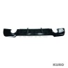 BMW 3 SERIES E92/E93 2006-2013 gloss black dyfuzor - DUAL EXIT