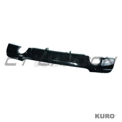 BMW 3 SERIES E92/E93 2006-2013 gloss black dyfuzor - DUAL EXIT