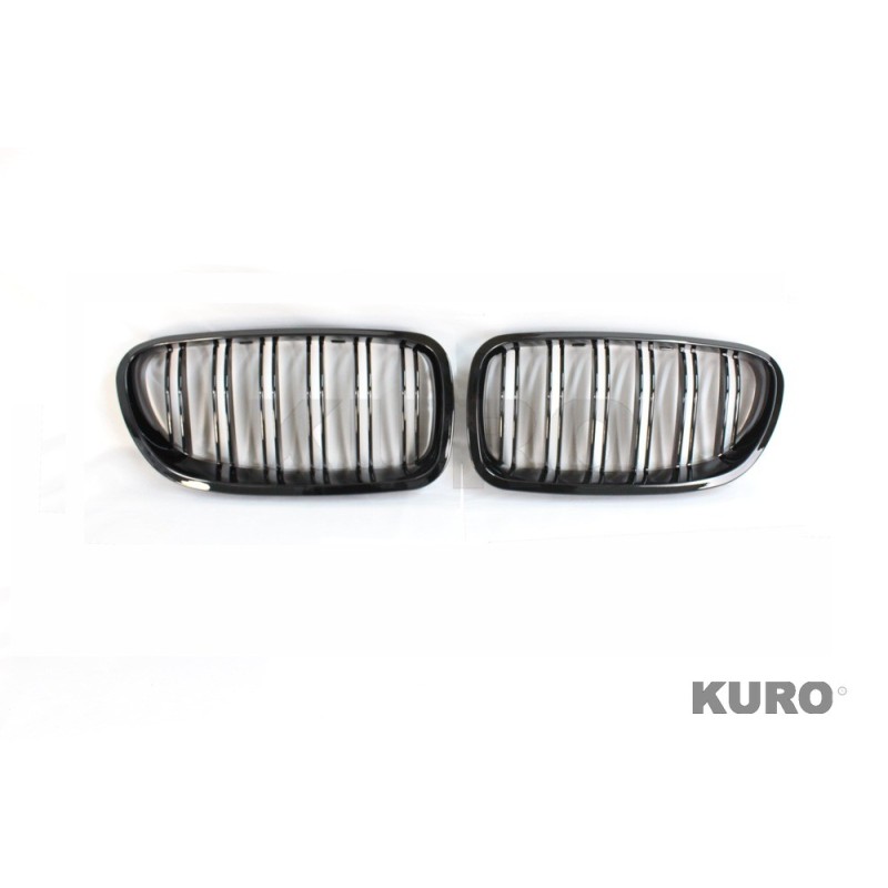 BMW F10 M5 & 5 SERIES BLACK DOUBLE SLAT grille - BLAK BY CT CARBON