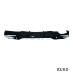 BMW 3 SERIES E90/E91 2005-2011 gloss black dyfuzor - TWIN lewy