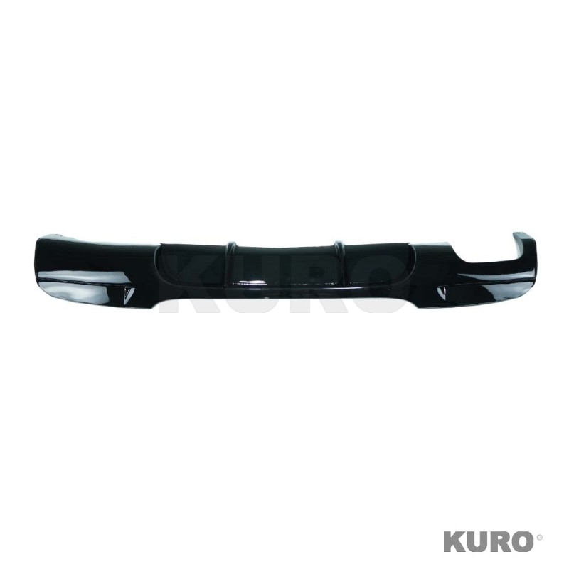 BMW 3 SERIES E90/E91 2005-2011 gloss black dyfuzor - TWIN lewy