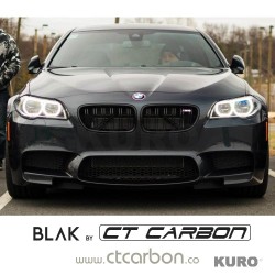 BMW F10 M5 & 5 SERIES BLACK DOUBLE SLAT grille - BLAK BY CT CARBON