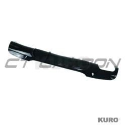BMW 3 SERIES E90/E91 2005-2011 gloss black dyfuzor - TWIN lewy