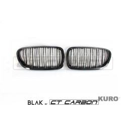 BMW F10 M5 & 5 SERIES BLACK DOUBLE SLAT grille - BLAK BY CT CARBON