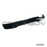 BMW 3 SERIES E90/E91 2005-2011 gloss black dyfuzor - TWIN lewy